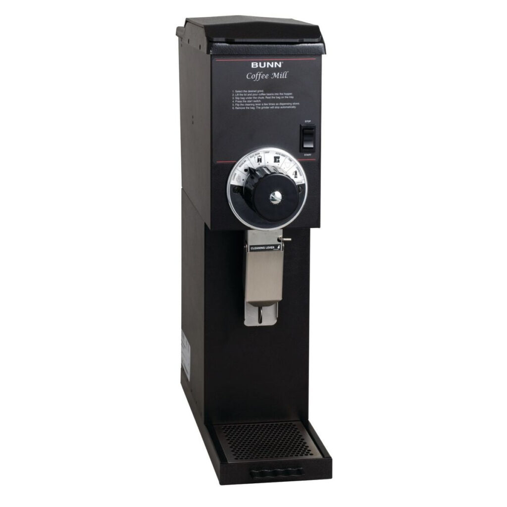 BUNN G3 HD Bulk Coffee Grinder, 3 lb Hopper — 120V, Black