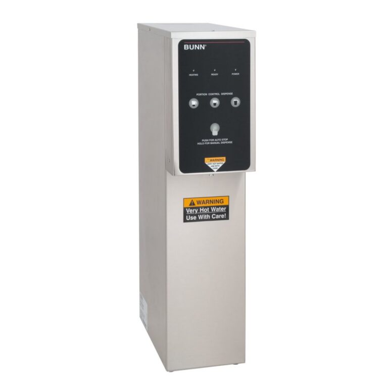 BUNN H5E-DV PC Portion-Control Hot Water Dispenser, 5-Gallon — Dual-Volt, Stainless Steel