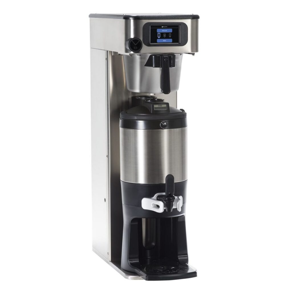 BUNN ICB-DV Tall PE Infusion Coffee Brewer — 120V, Stainless Steel (Servers Sold Separately)