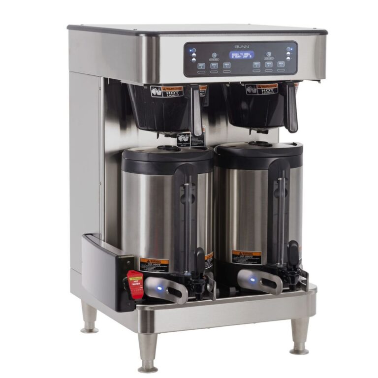 BUNN ICB Twin Soft Heat Infusion Coffee Brewer — 120/240V, Stainless Steel (Servers Sold Separately)