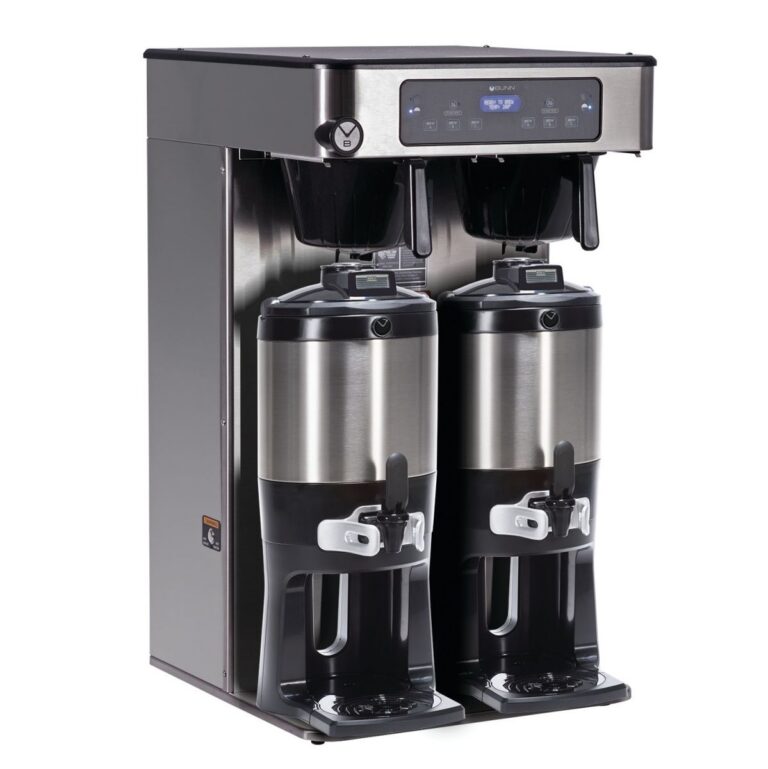 BUNN ICB Twin Tall Infusion Coffee Brewer — 120/240V, Stainless Steel (Servers Sold Separately)