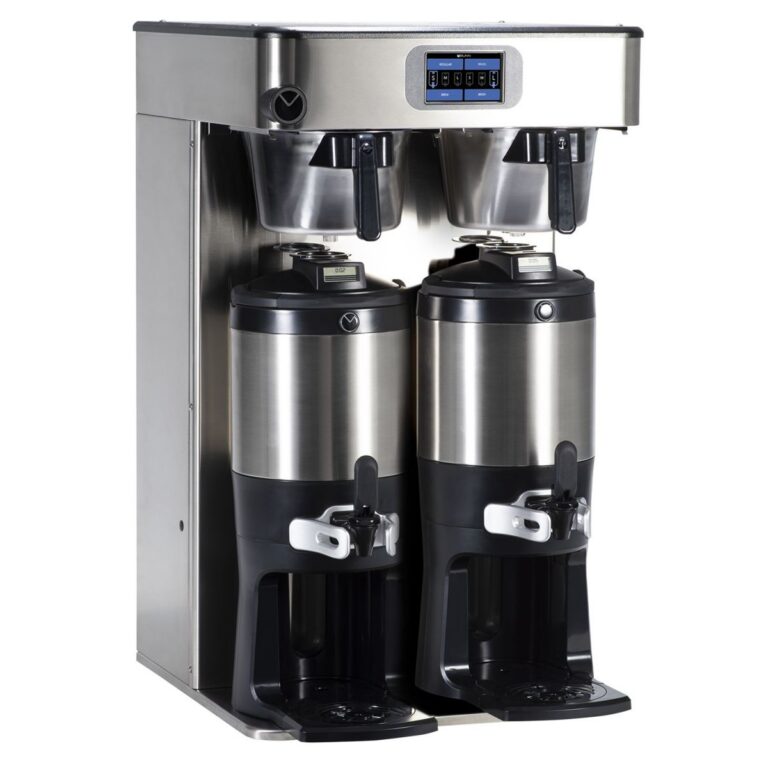BUNN ICB Twin Tall PE Infusion Coffee Brewer — 120/240V, Stainless Steel (Servers Sold Separately)