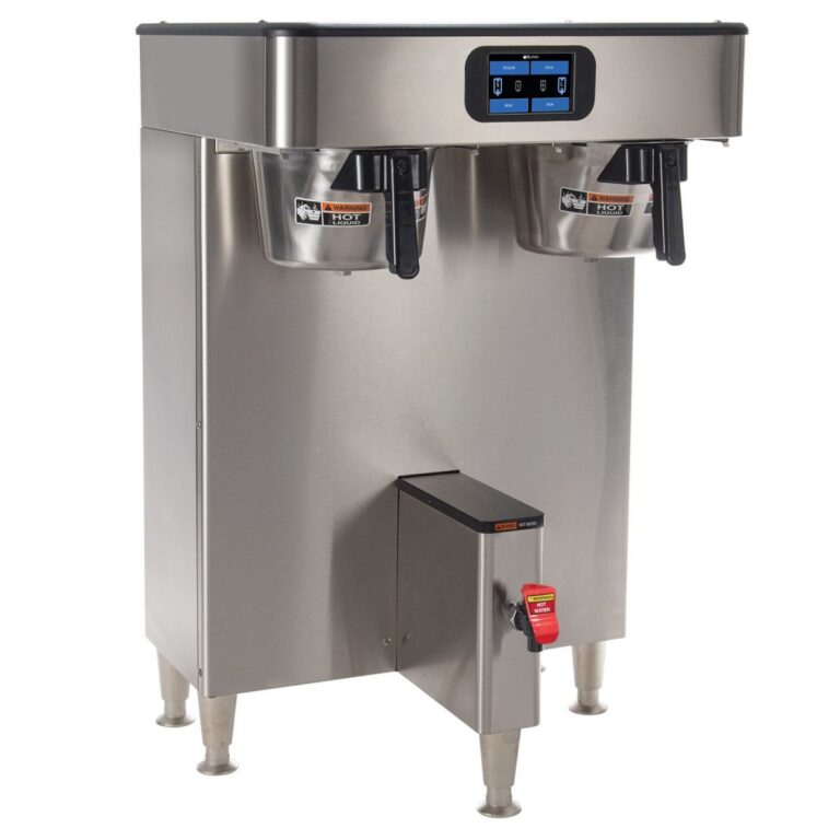BUNN ICB Twin ThermoFresh 1.5 PE Infusion Coffee Brewer — 120/240V, Stainless Steel (Servers Sold Separately)