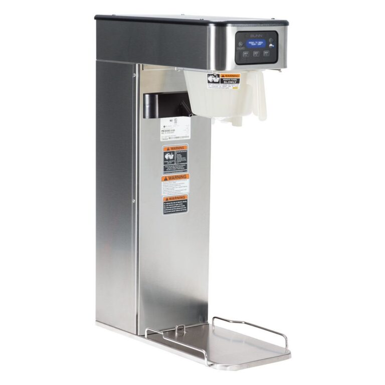 BUNN ITB Infusion Series Tea Brewer with Display — 120V, Stainless Steel (Dispenser Sold Separately)