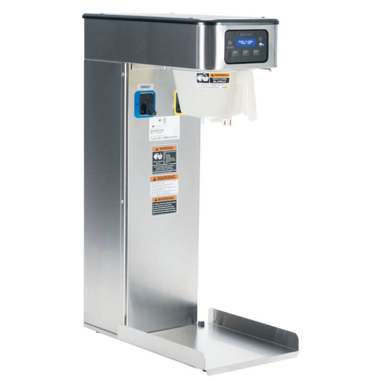 BUNN ITB Infusion Tea Brewer, Dual Dilution with Sweetener — 120V, Stainless Steel (Dispenser Sold Separately)