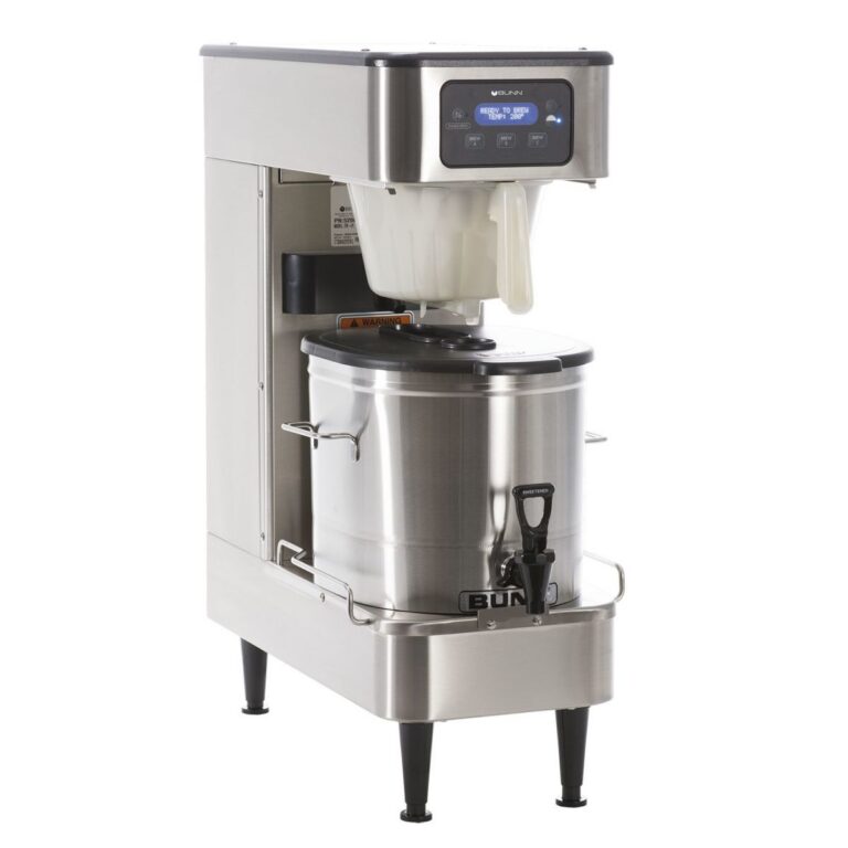 BUNN ITB-LP Low-Profile Infusion Tea Brewer — 120V, Stainless Steel (Dispenser Sold Separately)