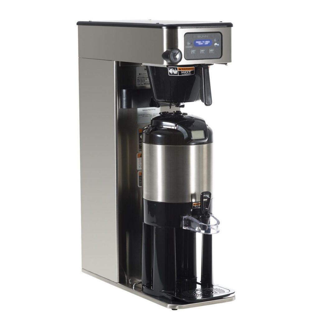BUNN ITCB-DV HV High-Volume Infusion Tea & Coffee Brewer — 120V, Stainless Steel (Dispenser Sold Separately)