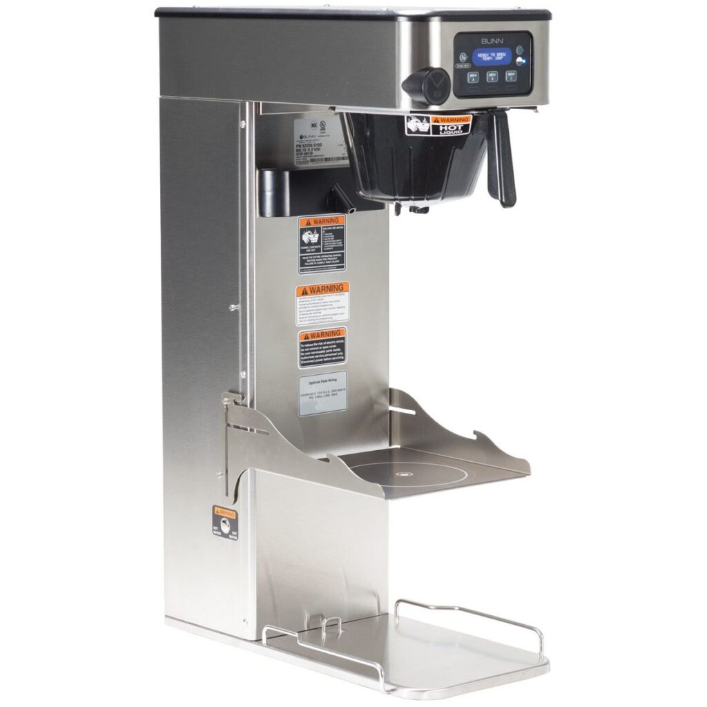 BUNN ITCB-DV Infusion Tea & Coffee Brewer with Display Group — Dual-Volt, Stainless Steel (Dispenser Sold Separately)