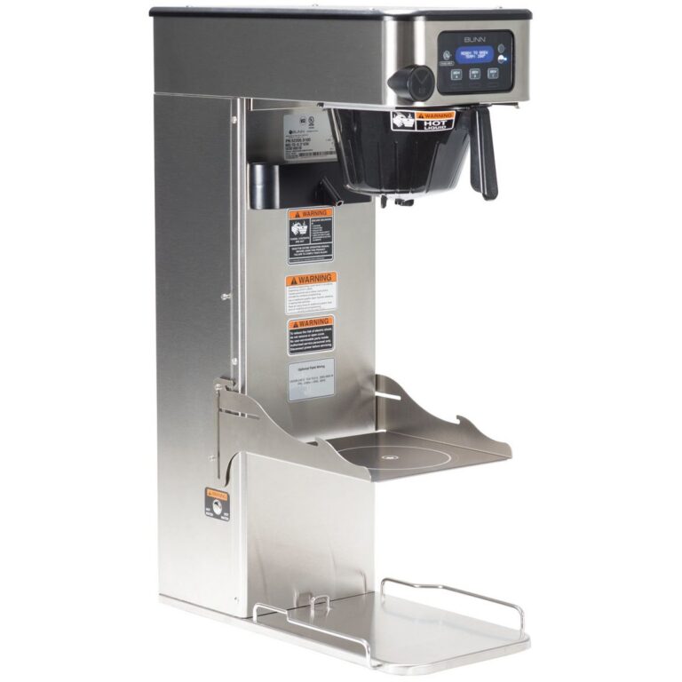 BUNN ITCB-DV Infusion Tea & Coffee Brewer with Display Group — Dual-Volt, Stainless Steel (Dispenser Sold Separately)