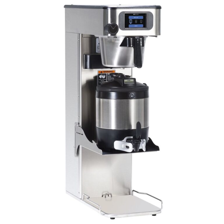 BUNN ITCB-DV PE Infusion Tea & Coffee Brewer, 29″ with Drip Tray — Dual-Volt, Stainless Steel (Dispenser Sold Separately)