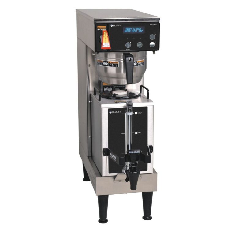 BUNN Single AXIOM GPR 15 Coffee Brewer — Stainless Steel, Includes 1.5-Gallon Portable Server