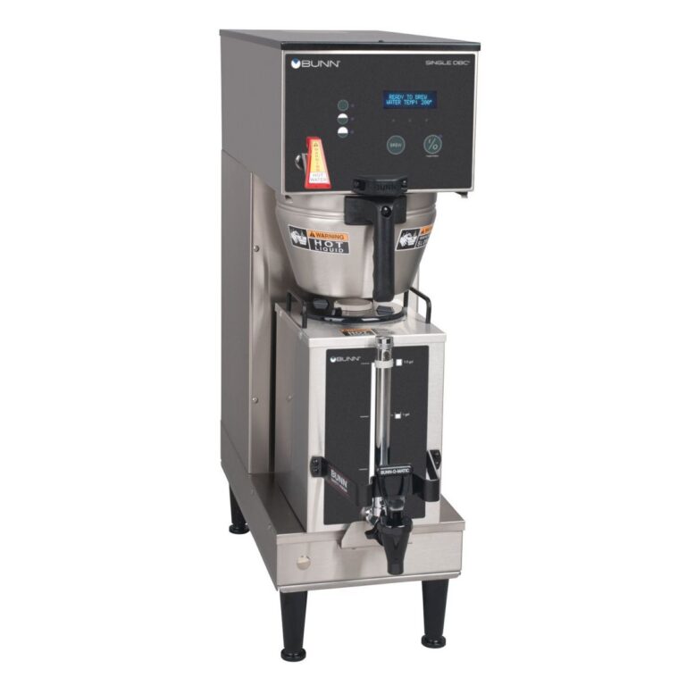 BUNN Single GPR DBC Dual-Volt Digital Coffee Brewer — Stainless Steel, Includes 1.5-Gallon Portable Server