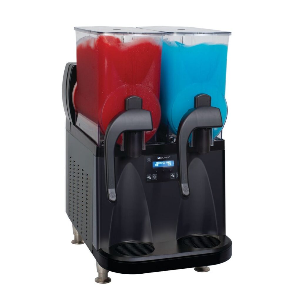 BUNN Ultra NX 2-Flavor Frozen Beverage Machine — 120V, Black, Flat Lid