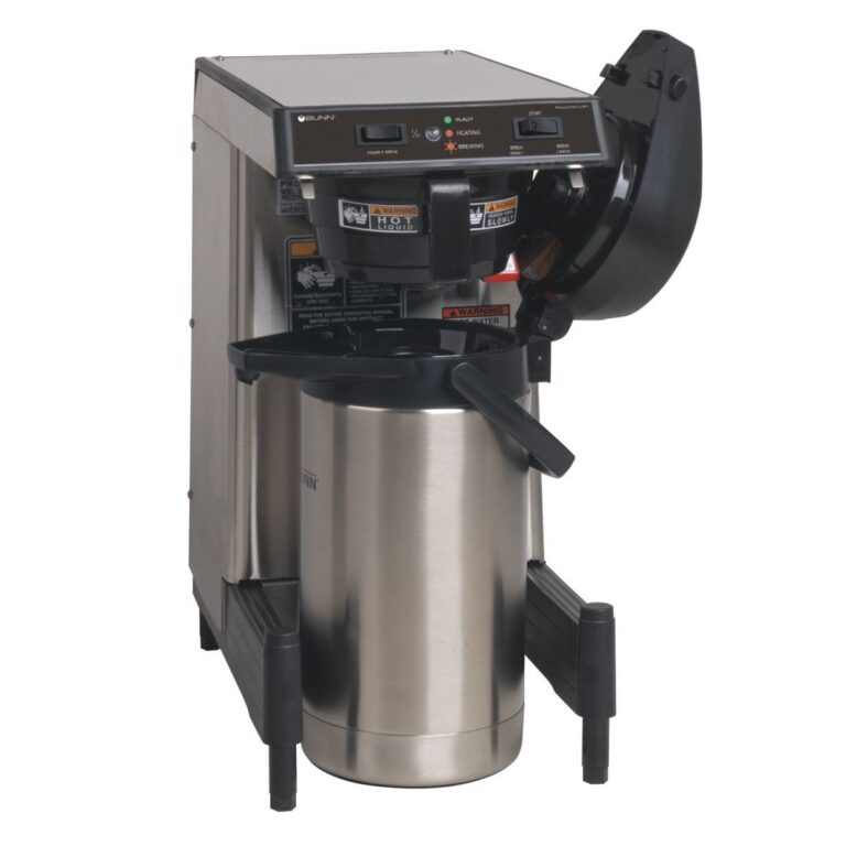 BUNN WAVE15-S-APS Low-Profile Airpot Coffee Brewer — Stainless Steel (Airpot Sold Separately)